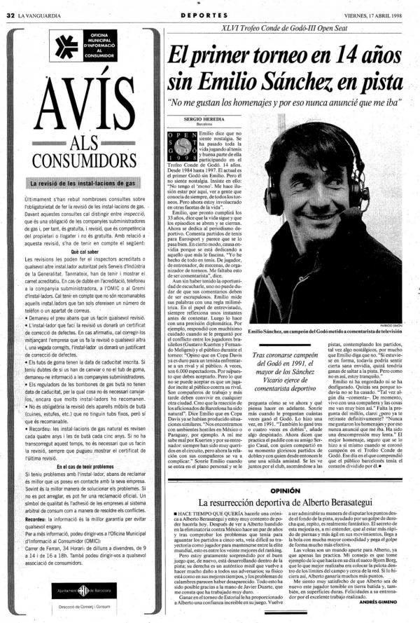 1998 La Vanguardia 17 abril