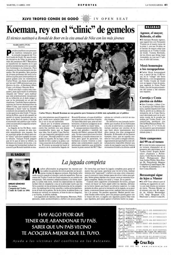 1999 La Vanguardia 13 abril