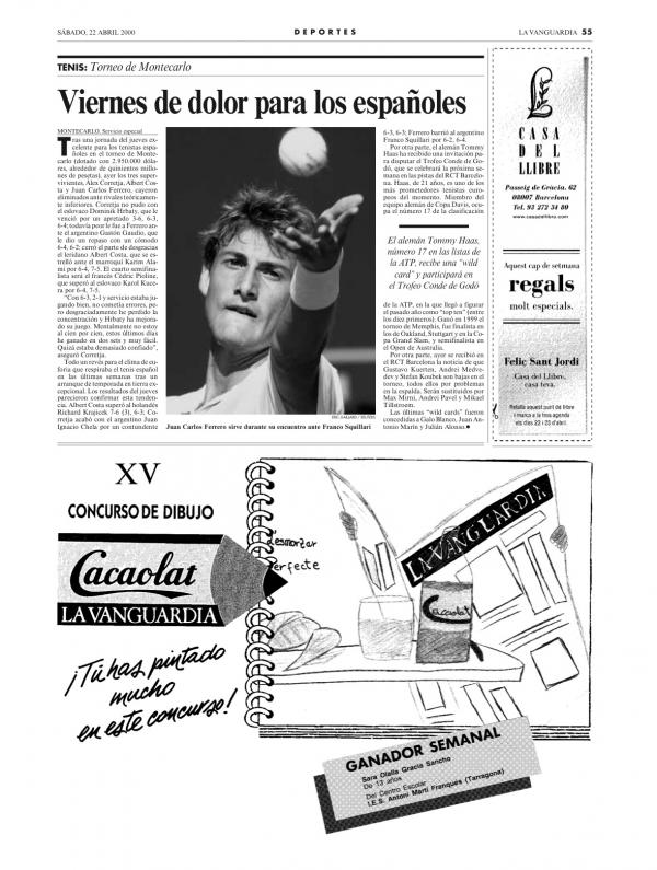 2000 La Vanguardia 21 abril