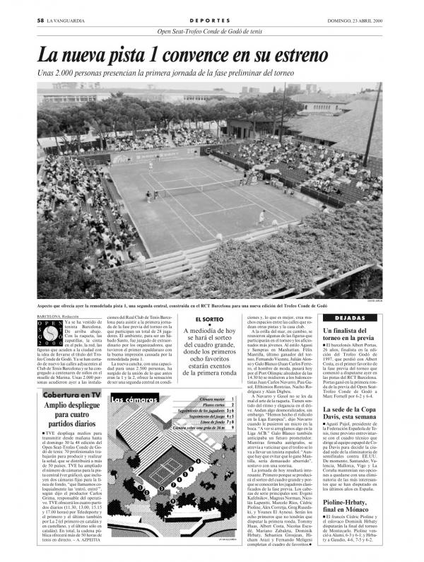 2000 La Vanguardia 23 abril