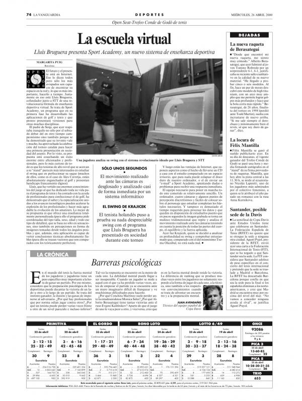2000 La Vanguardia 26 abril