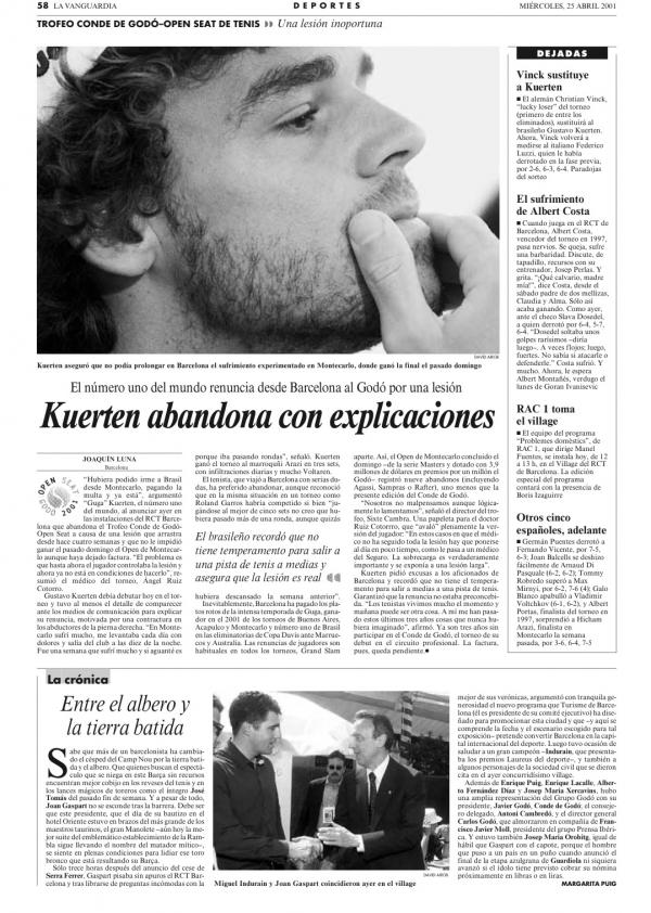 2001 La Vanguardia 25 abril