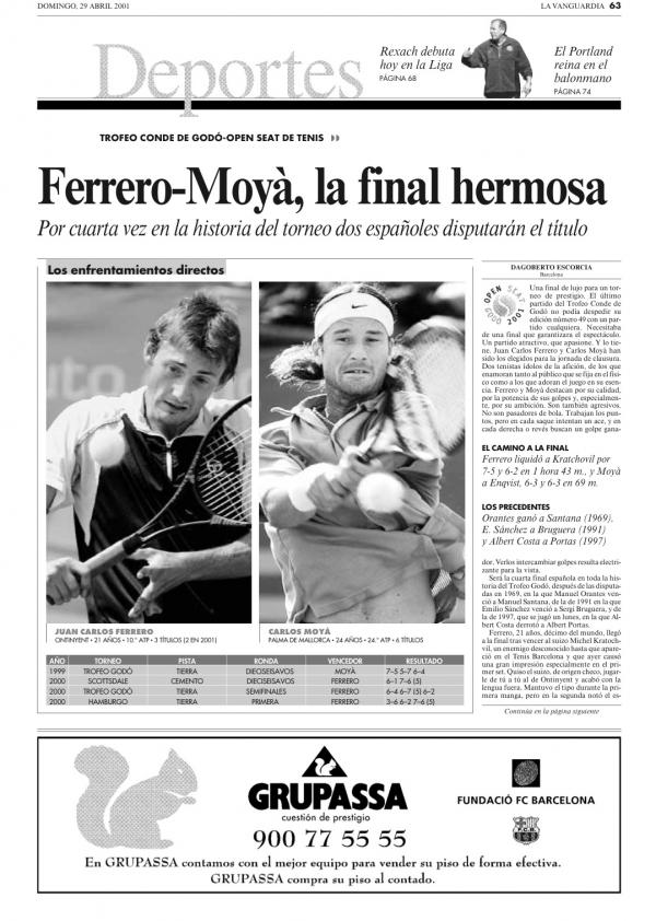 2001 La Vanguardia 29 abril