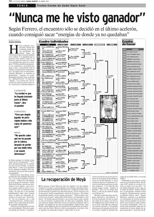 2001 La Vanguardia 30 abril