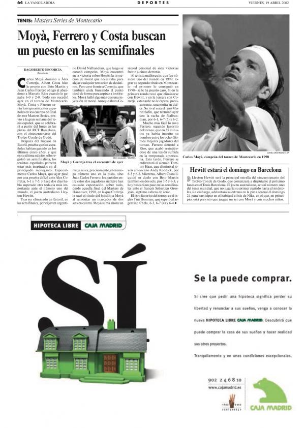 2002 La Vanguardia 19 abril