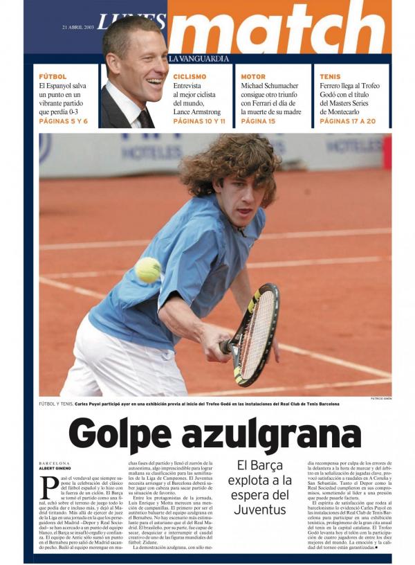 2003 La Vanguardia 21 abril