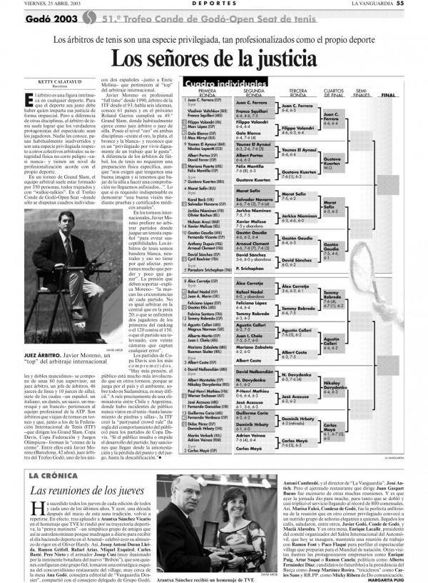 2003 La Vanguardia 25 abril