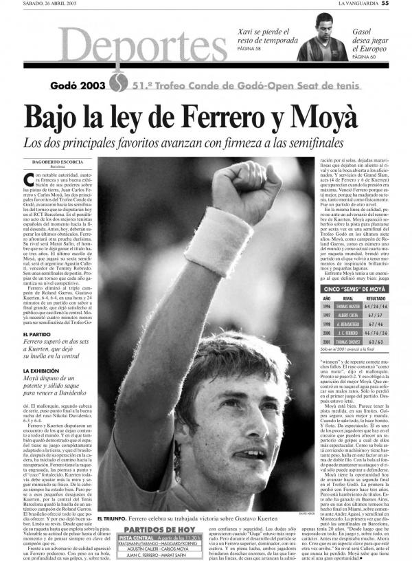 2003 La Vanguardia 26 abril