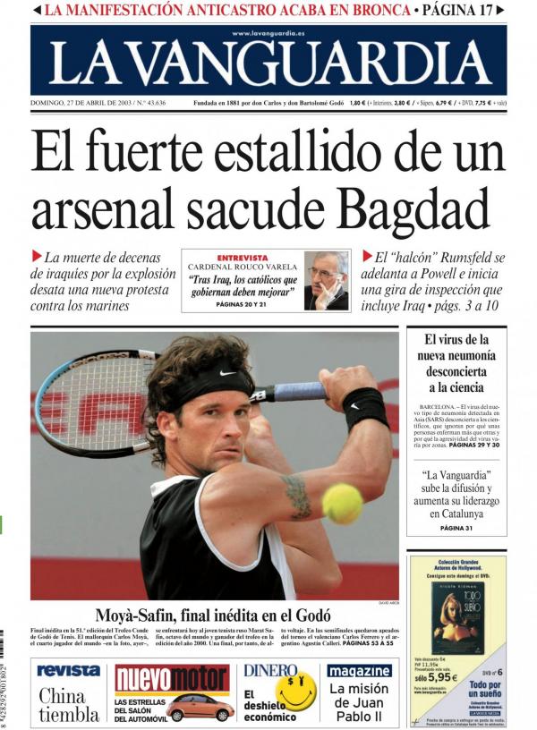 2003 La Vanguardia 27 abril