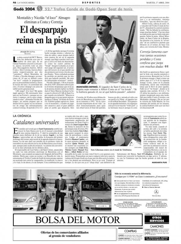 2004 La Vanguardia 27 abril