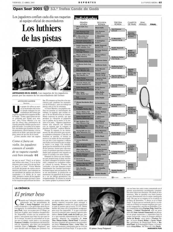 2005 La Vanguardia 22 abril