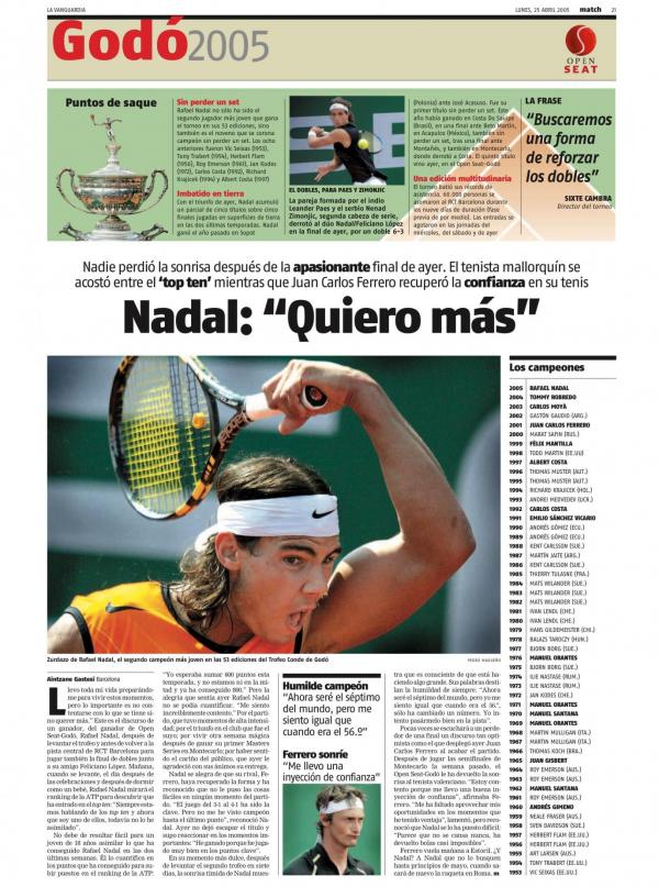 2005 La Vanguardia 25 abril