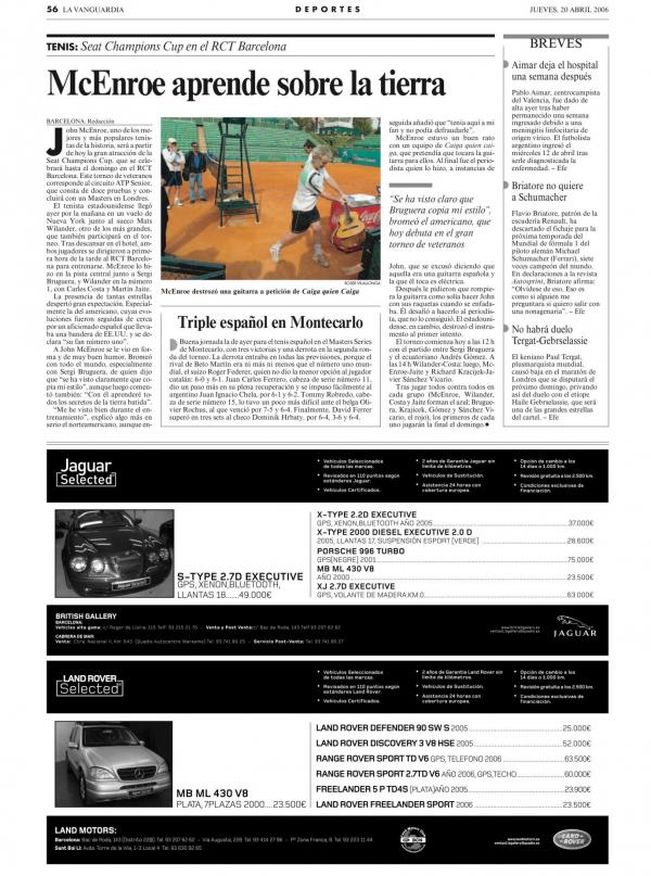 2006 La Vanguardia 20 abril