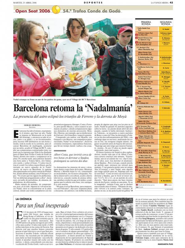 2006 La Vanguardia 25 abril