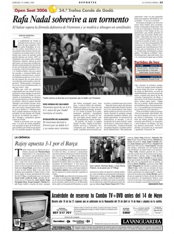 2006 La Vanguardia 29 abril