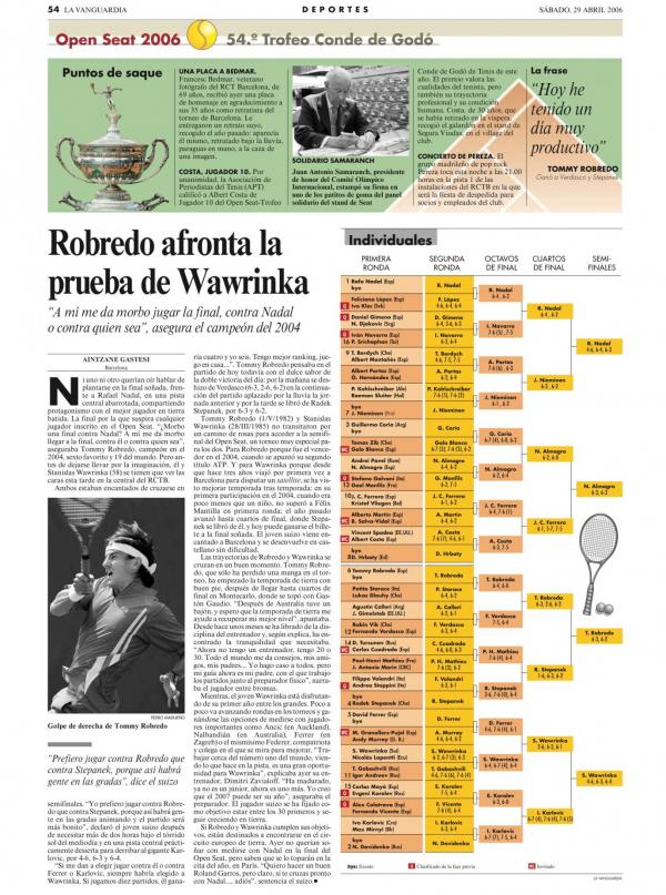 2006 La Vanguardia 29 abril