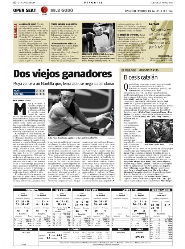 2007 La Vanguardia 26 abril