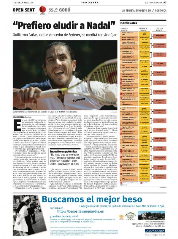 2007 La Vanguardia 26 abril