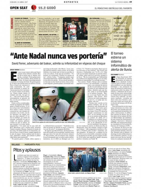 2007 La Vanguardia 28 abril