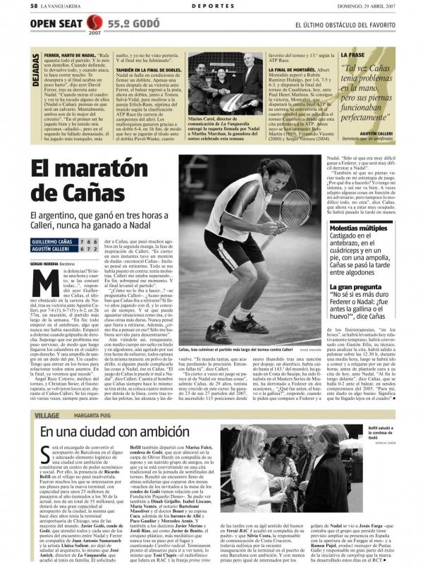 2007 La Vanguardia 29 abril