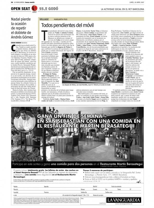 2007 La Vanguardia 30 abril