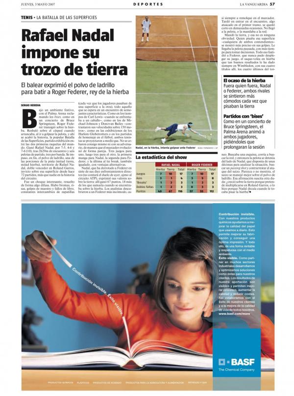 2007 La Vanguardia 3 mayo
