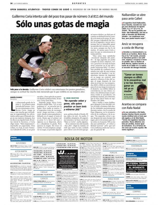 2008 La Vanguardia 30 abril