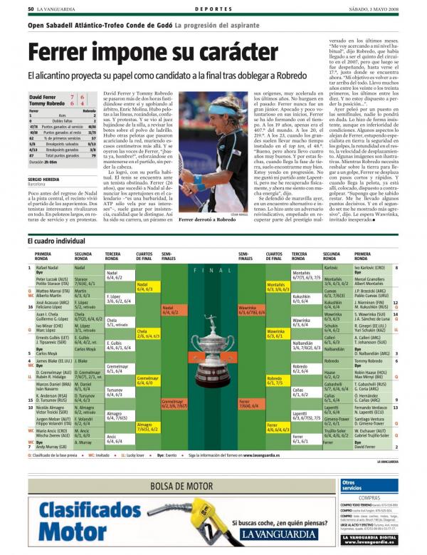 2008 La Vanguardia 3 mayo