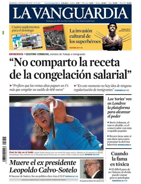 2008 La Vanguardia 4 mayo