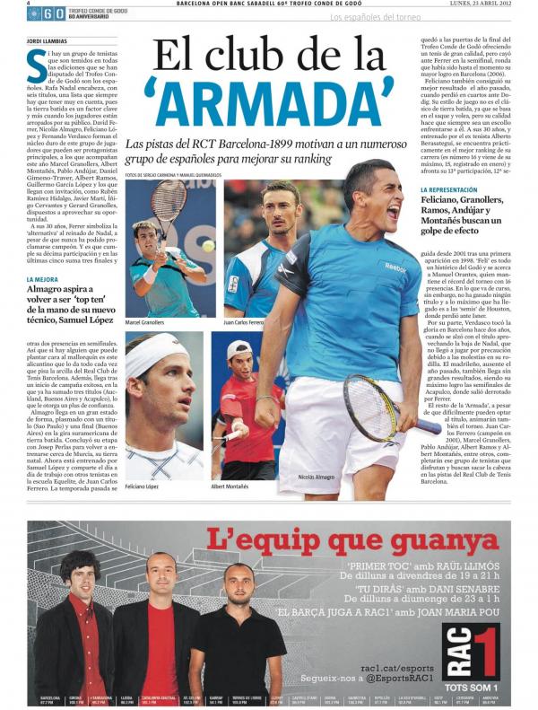 2012 La Vanguardia 23 abril