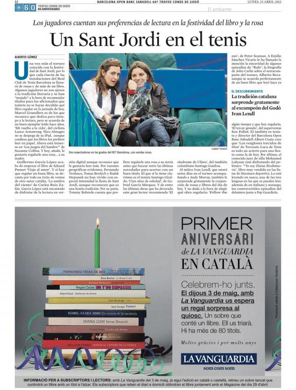 2012 La Vanguardia 23 abril