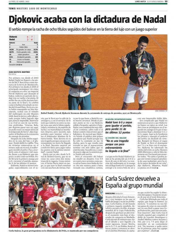 2013 La Vanguardia 22 abril