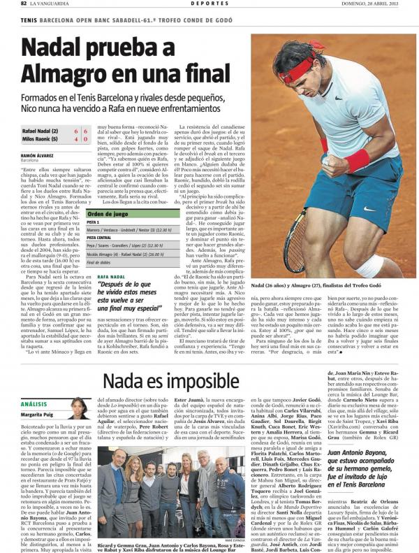 2013 La Vanguardia 28 abril