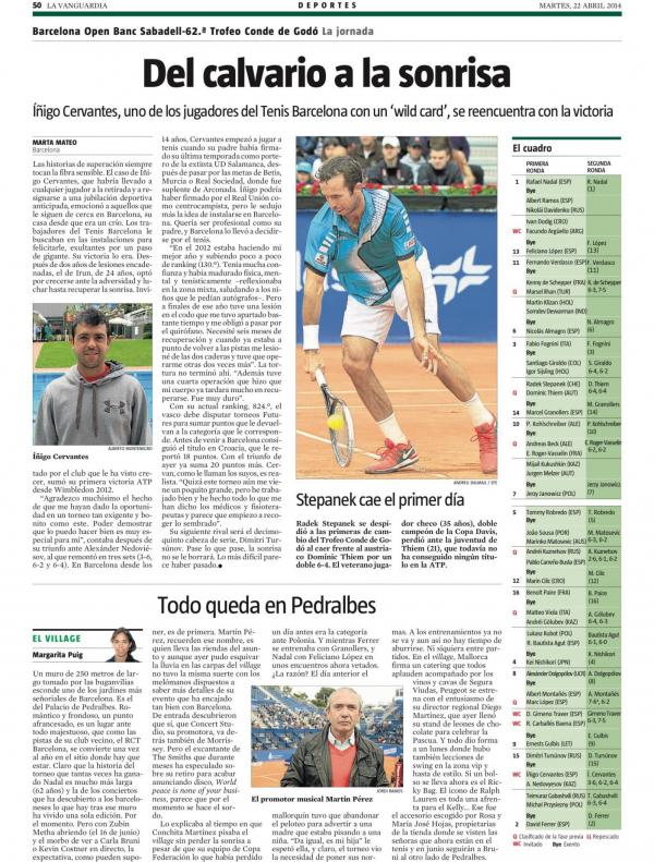 2014 La Vanguardia 22 abril