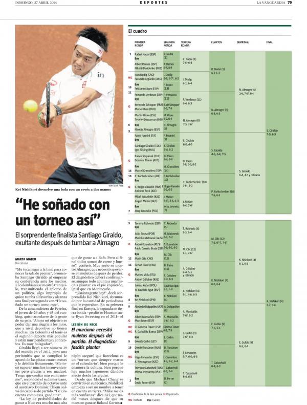 2014 La Vanguardia 27 abril