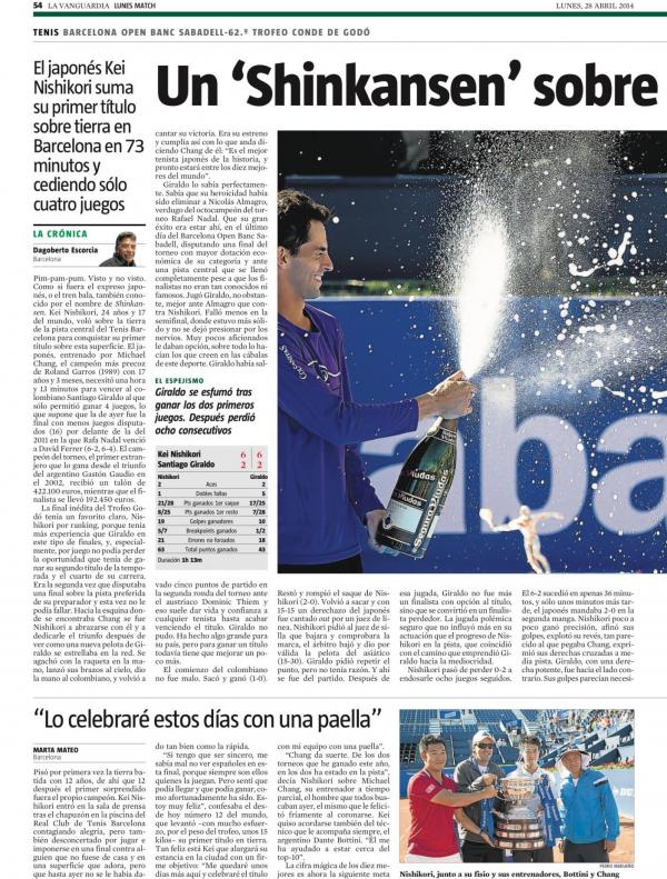 2014 La Vanguardia 28 abril
