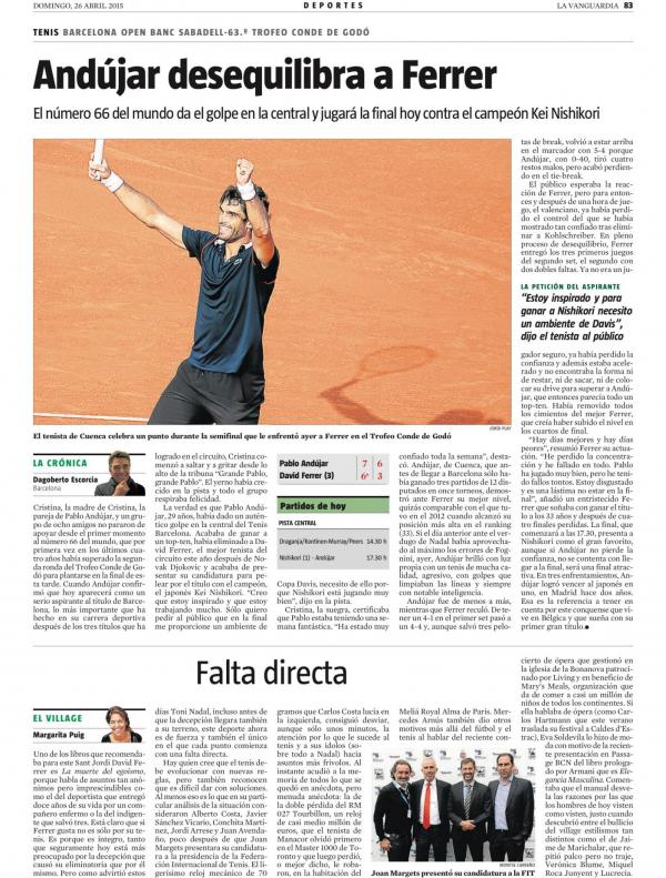 2015 La Vanguardia 26 abril