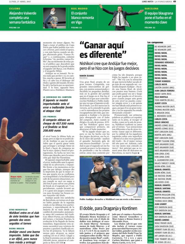 2015 La Vanguardia 27 abril