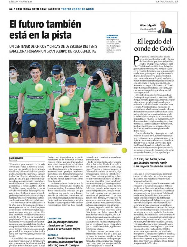 2016 La Vanguardia 16 abril
