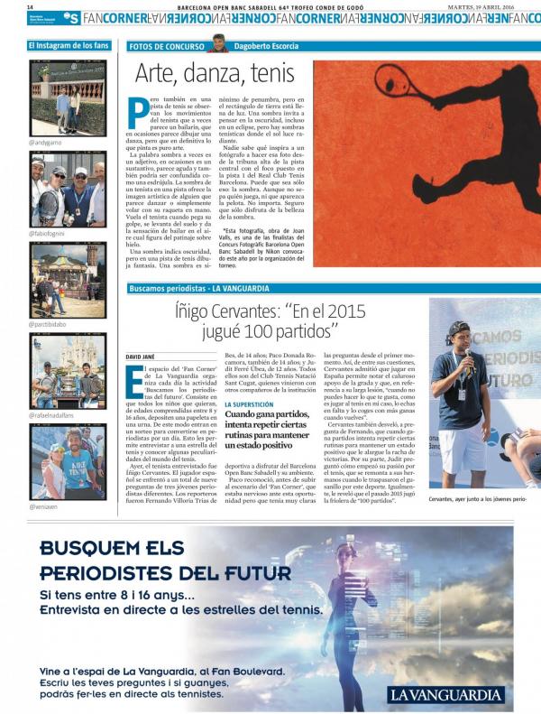 2016 La Vanguardia 19 abril