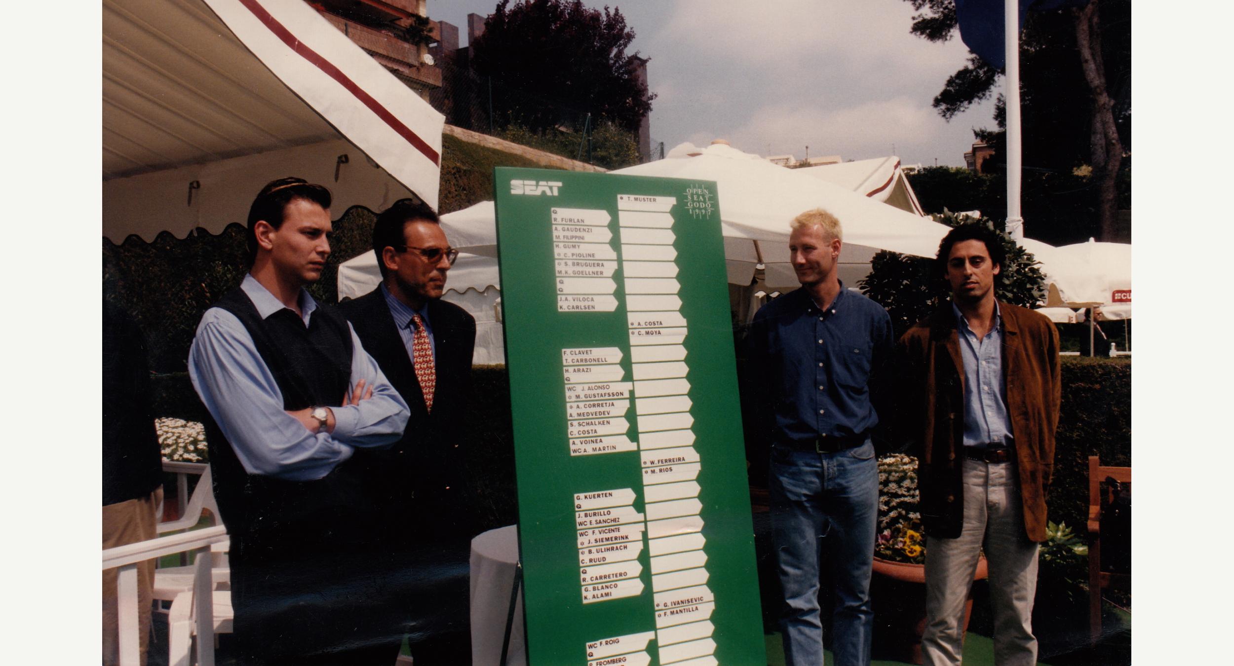 1997 Sorteo jugadores waterpolo