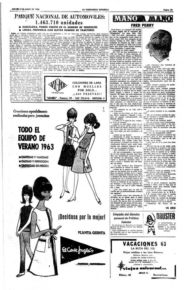 1963 La Vanguardia 6 junio