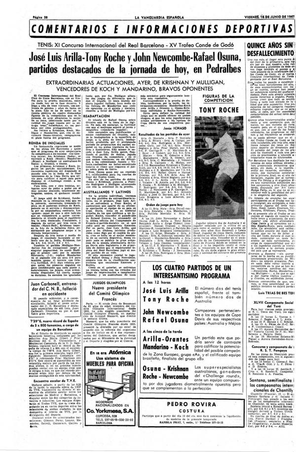1967 La Vanguardia 16 de junio