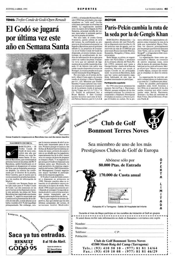 1995 La Vanguardia 6 abril
