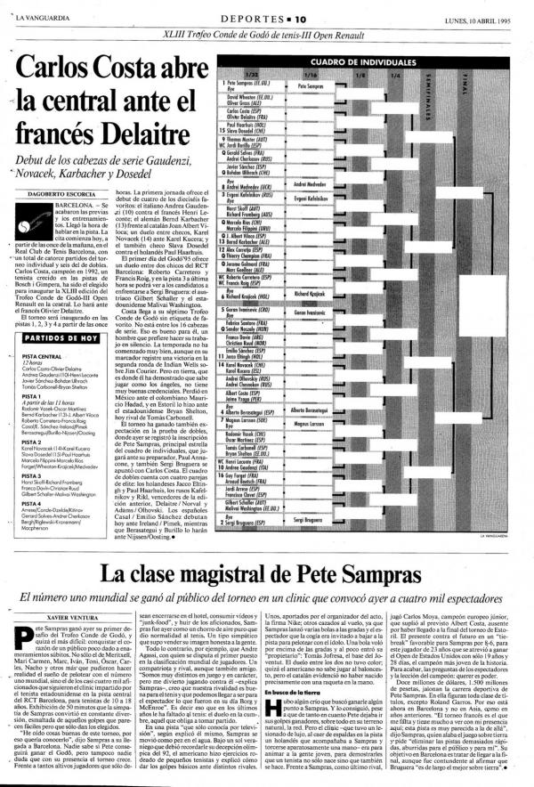 1995 La Vanguardia 10 abril