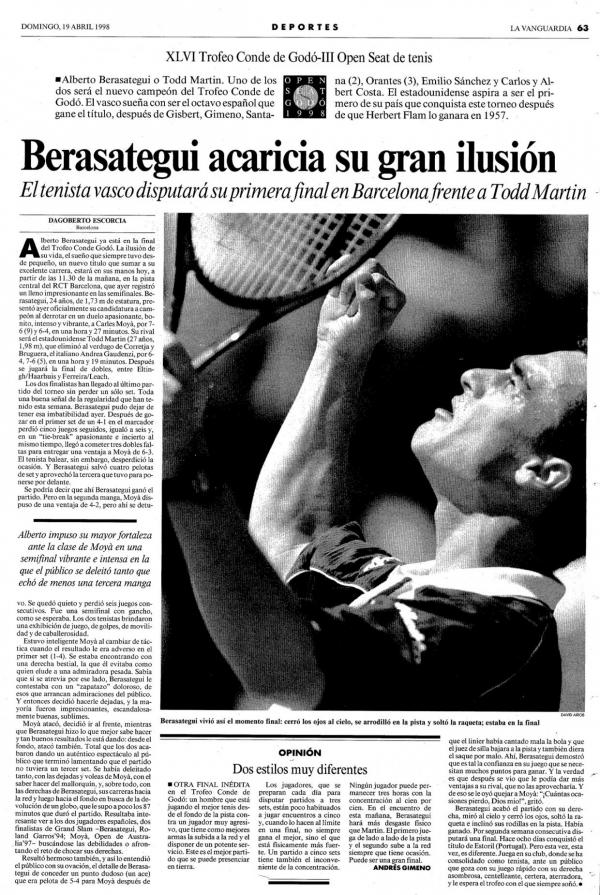 1998 La Vanguardia 19 abril