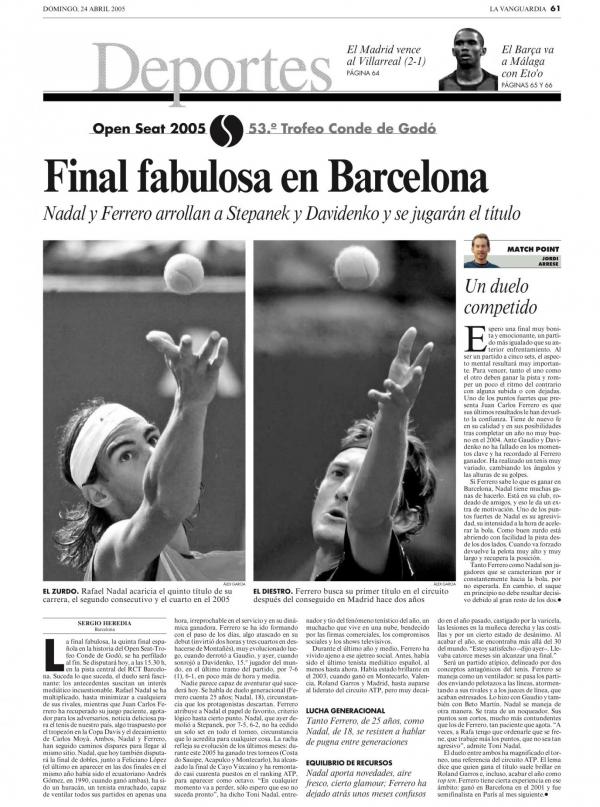 2005 La Vanguardia 24 abril