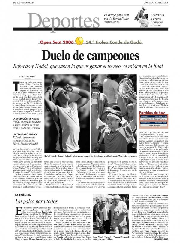 2006 La Vanguardia 30 abril