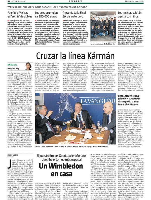2014 La Vanguardia 26 abril